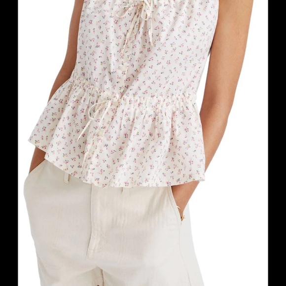 Madewell Floral top - Picture 3 of 10